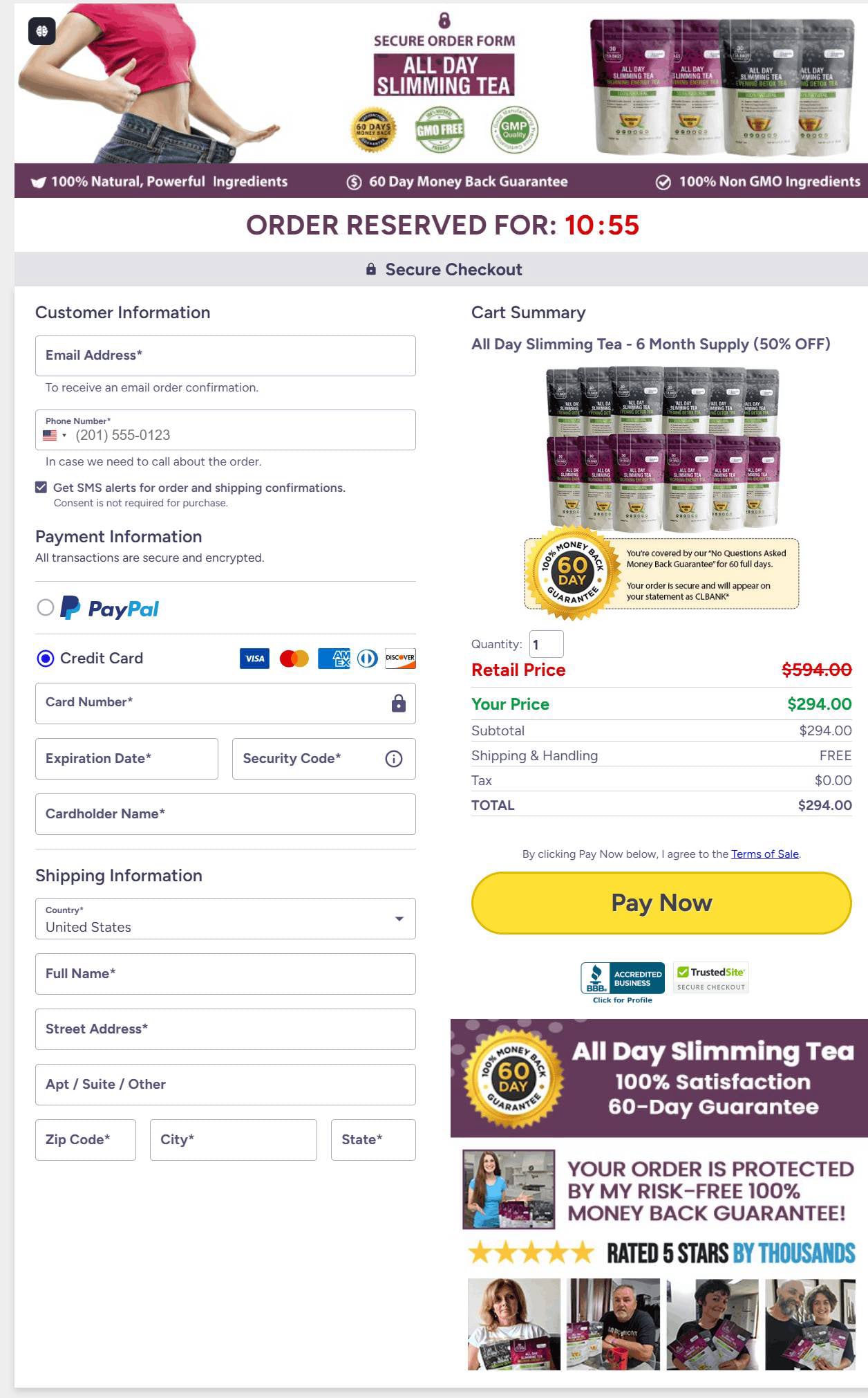  All Day Slimming Tea  ORDER 